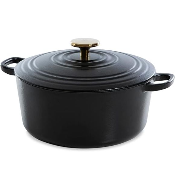 BK 28cm Sparkling Black Cast Iron Dutch Oven Cassarole