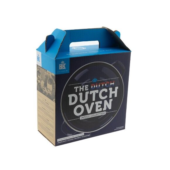 BK, Covered Casserole 20cm 2,5L Indigo Collection, Cobalt, Blue , Enameled Steel