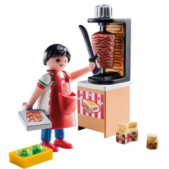 Buy Playmobil, Kebab shawarma Vendor toy