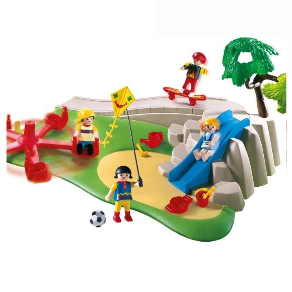Buy playground toy set kids playing figure park