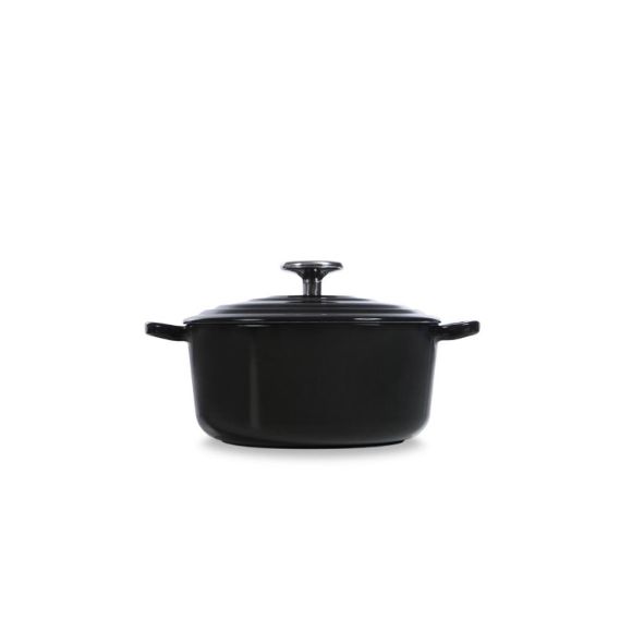BK 28cm Jet Black Cast Iron Dutch Oven – 6.7L